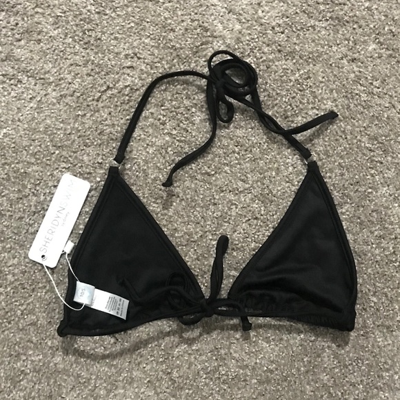 Sheridyn Swim Black Triangle Bikini Top - Small - Picture 2 of 2